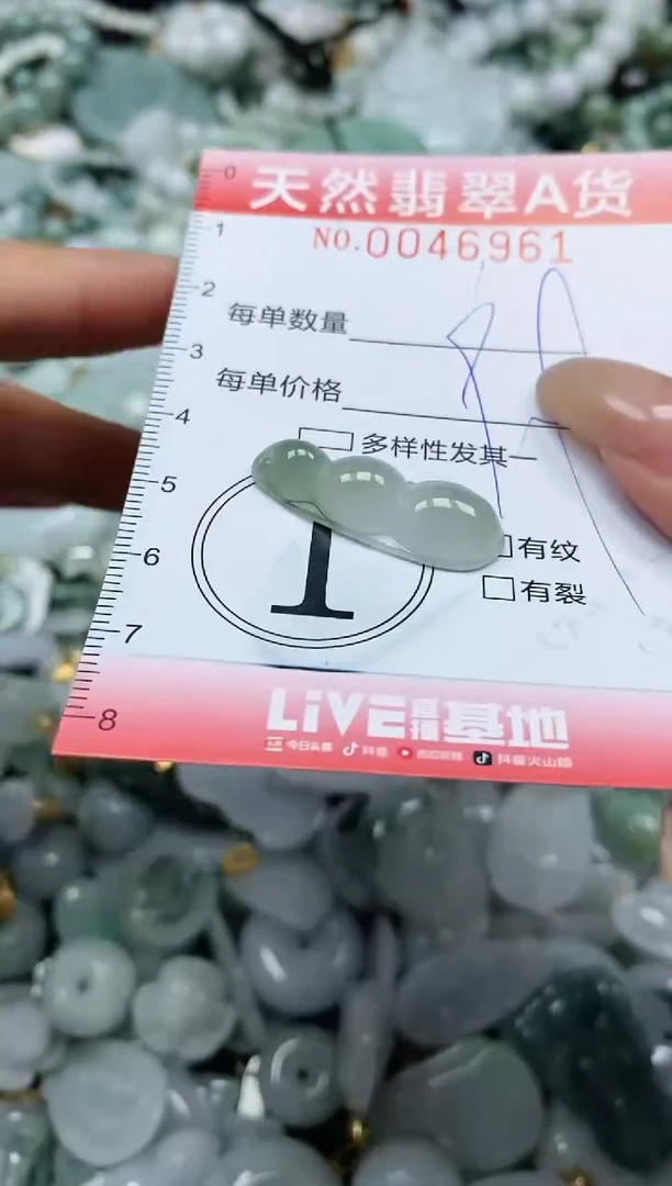 翡翠未镶嵌颈饰闪购0046961
