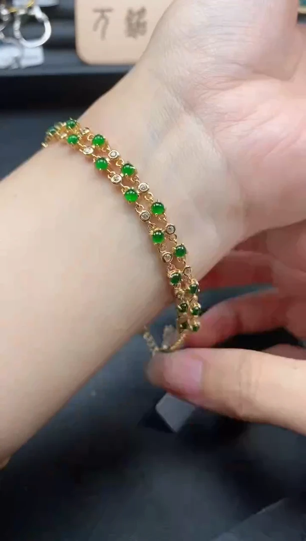翡翠戒指银S925镶嵌485141