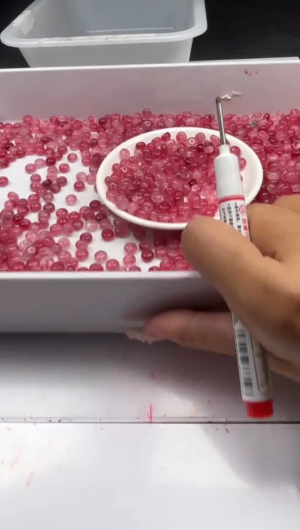 玛瑙/玉髓颈饰未镶嵌w887桃花玉隔片8*5mm*20颗