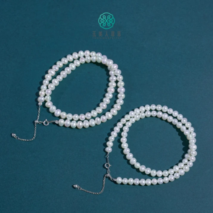 石惑珠宝@珍珠项链约6-7mm/多样性发一