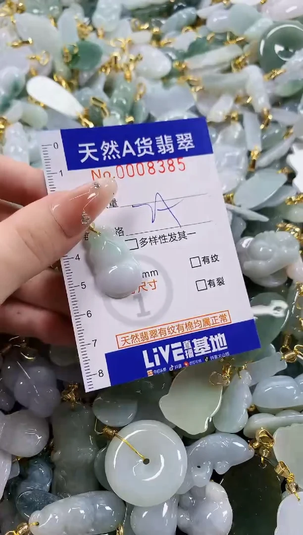 颈饰未镶嵌翡翠天然A货翡翠