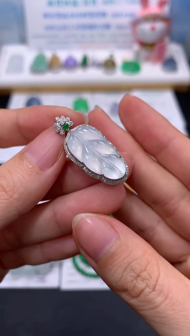 定制翡翠18K金镶嵌模式推广期48小时鉴赏期