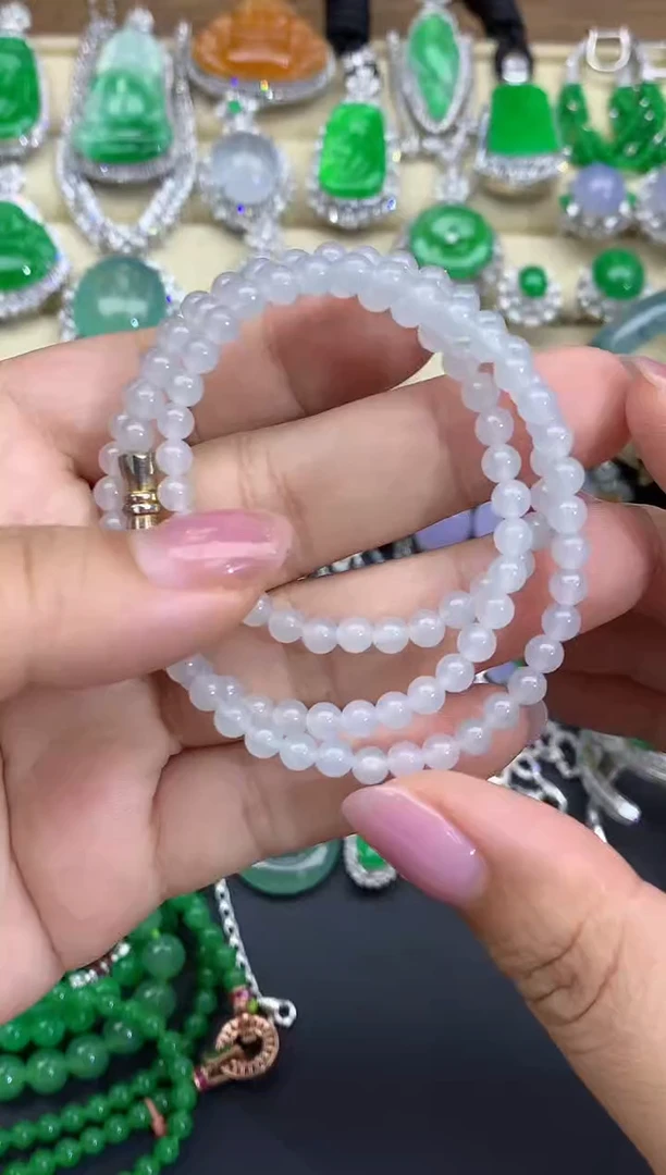 翡翠未镶嵌颈饰54-春日珠宝