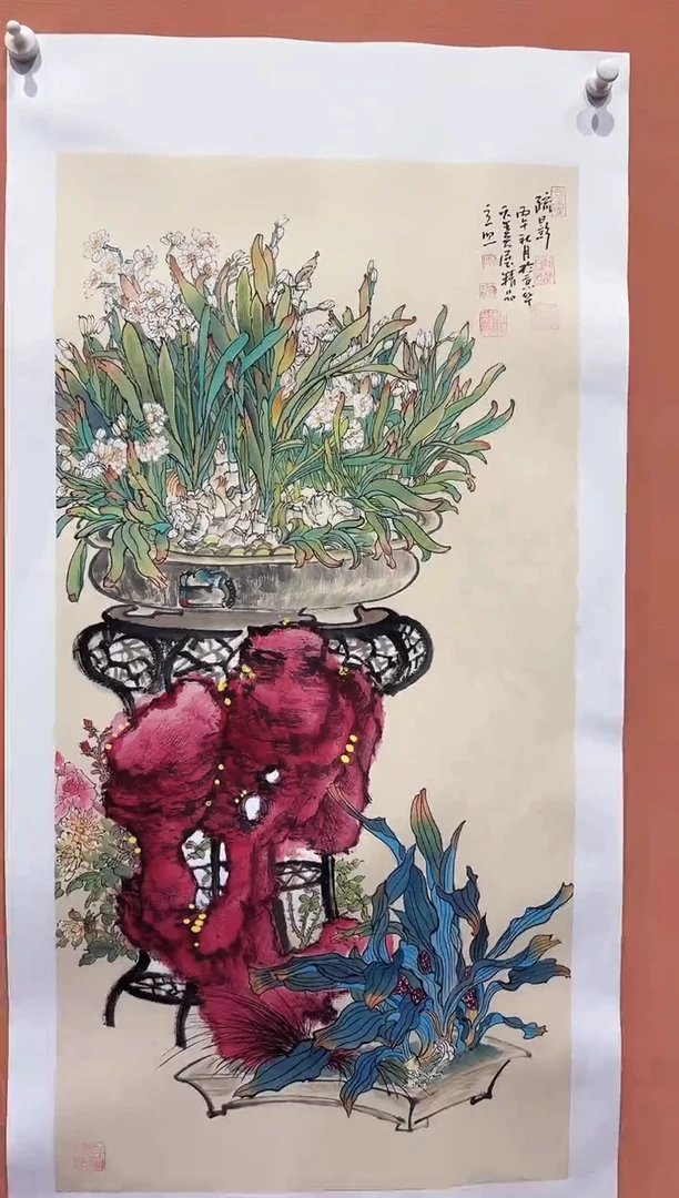 国画师立照老师国画作品