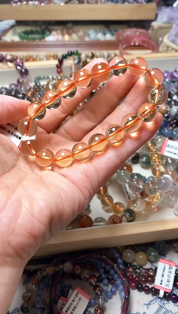 未镶嵌手链水晶黄水晶