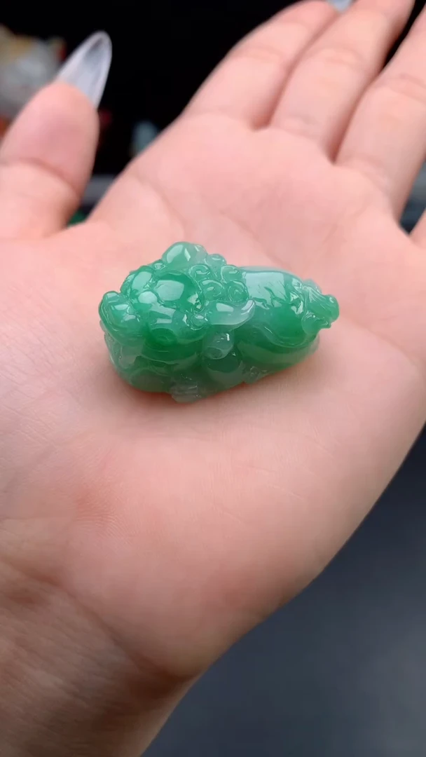 未镶嵌挂件翡翠15