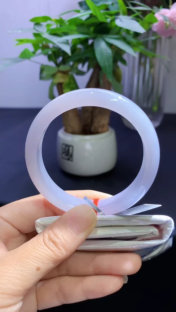 未镶嵌手镯翡翠强推！翡翠手镯圈口57-t99