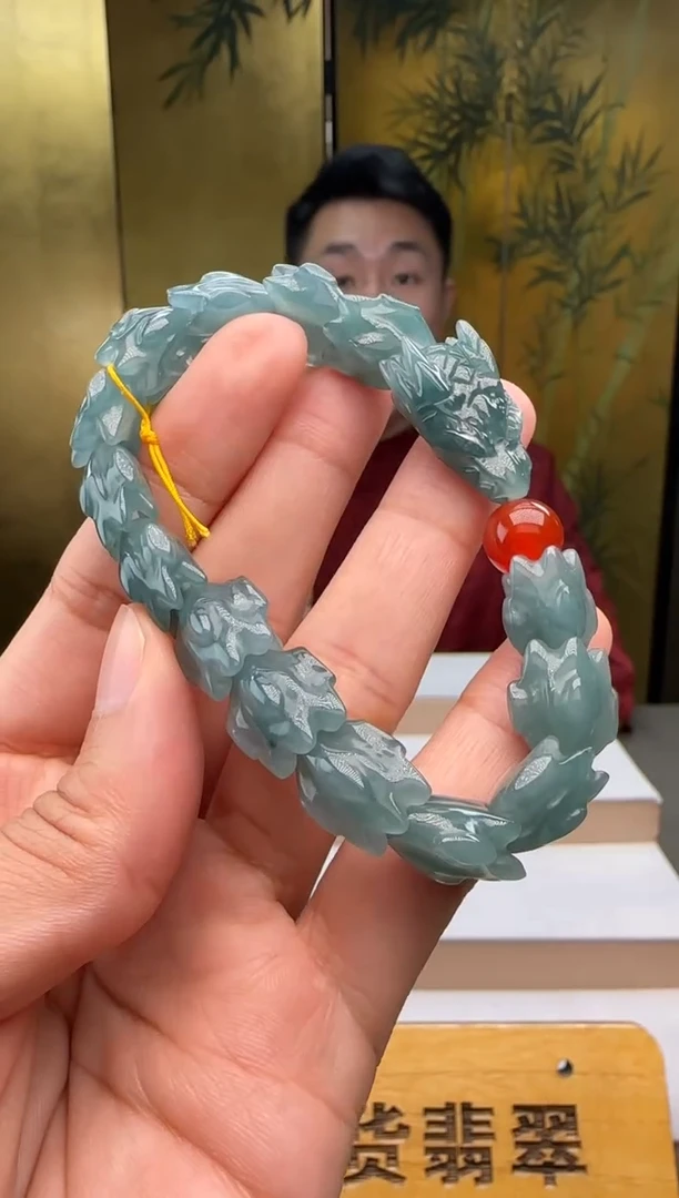 未镶嵌手串翡翠多样性发其一XM@@960Q3J13010