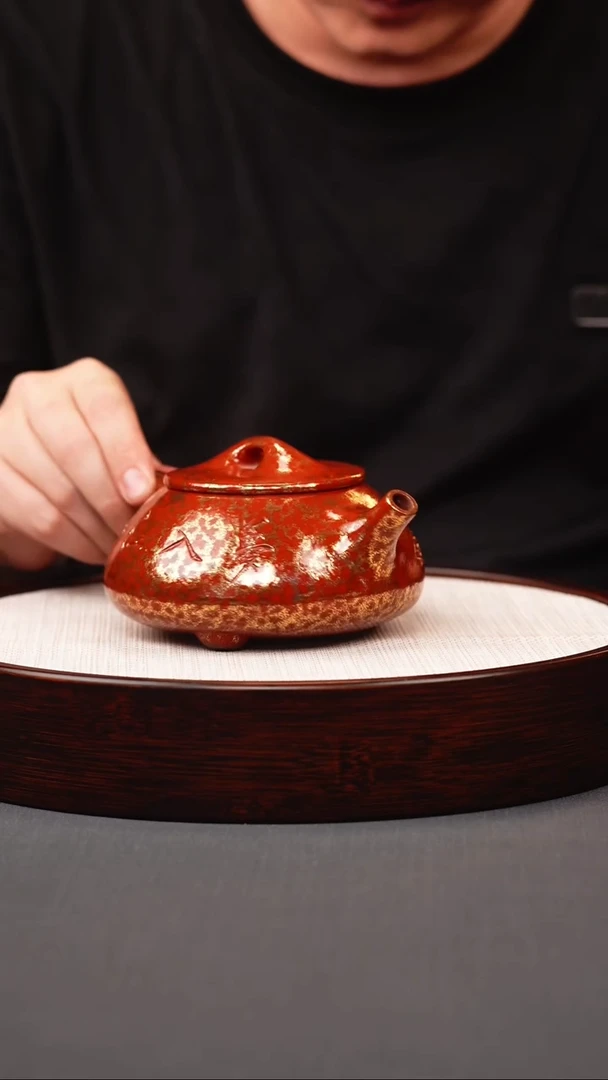 茶壶紫砂石瓢贝壳烧