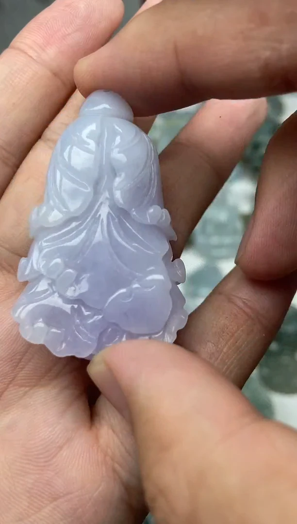 颈饰未镶嵌翡翠百财