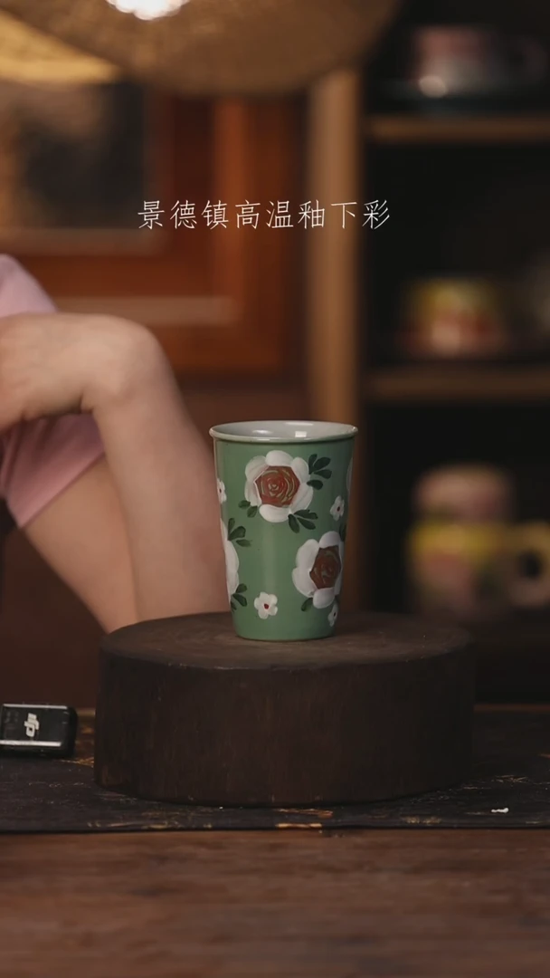 陶瓷景德镇高温釉下手绘陶瓷145