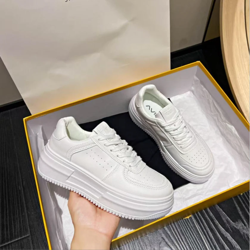 【户外磊专属】艾微妮-春夏男女同款潮流小白休闲板鞋