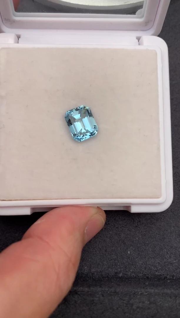 裸石海蓝宝石3.2ct 海蓝宝 定制 BH