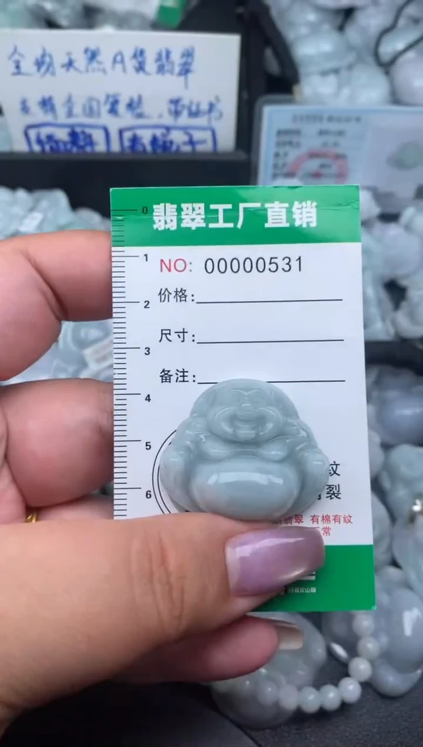 翡翠未镶嵌颈饰缅甸天然A货翡翠0531