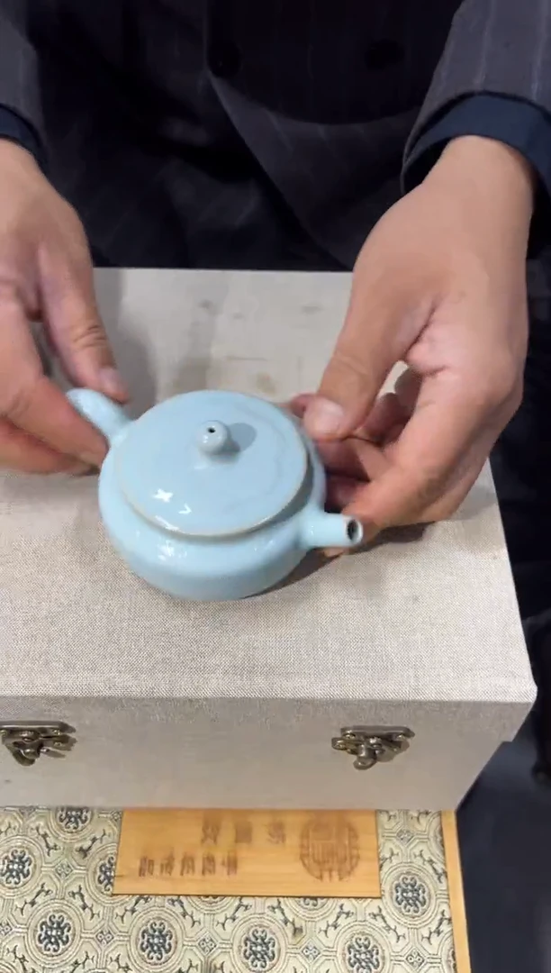 瓷片026有老师钧瓷