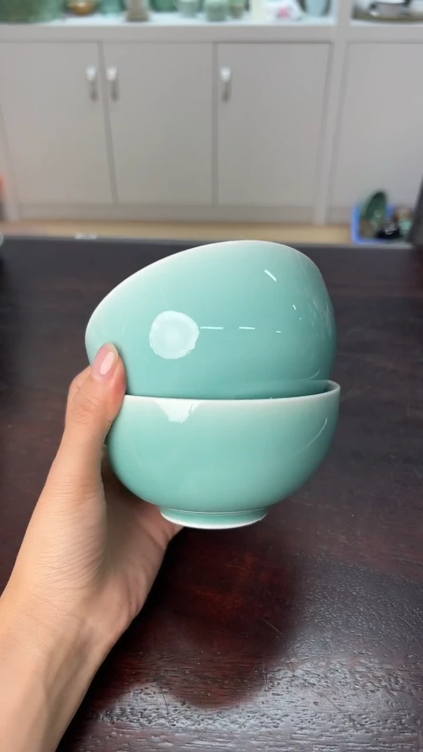 龙泉云间青瓷小米茶器