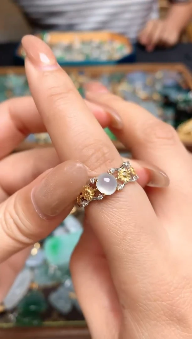 颈饰银S925镶嵌翡翠25112701