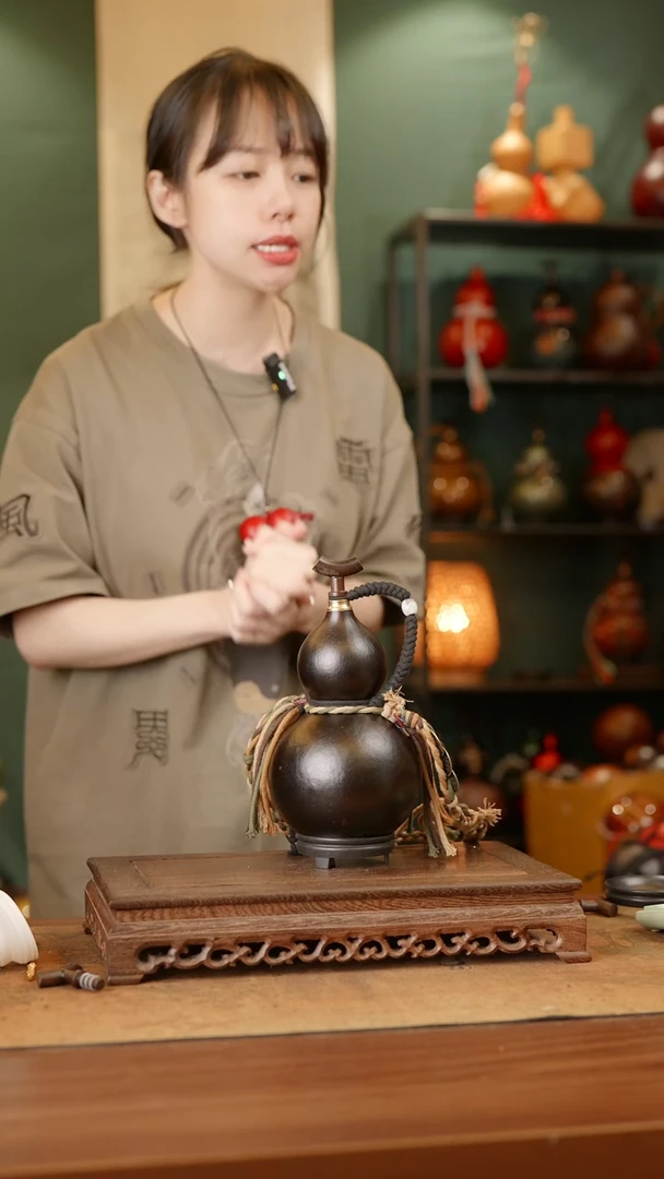 163号精品天然大漆酒葫芦一物一拍~