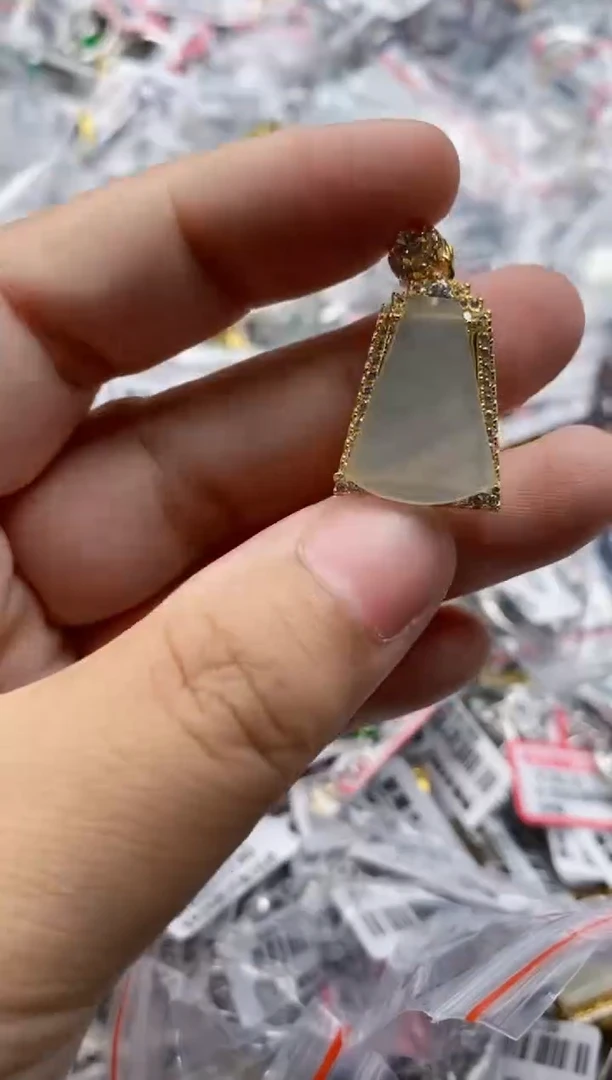 银S925镶嵌戒指翡翠444    7