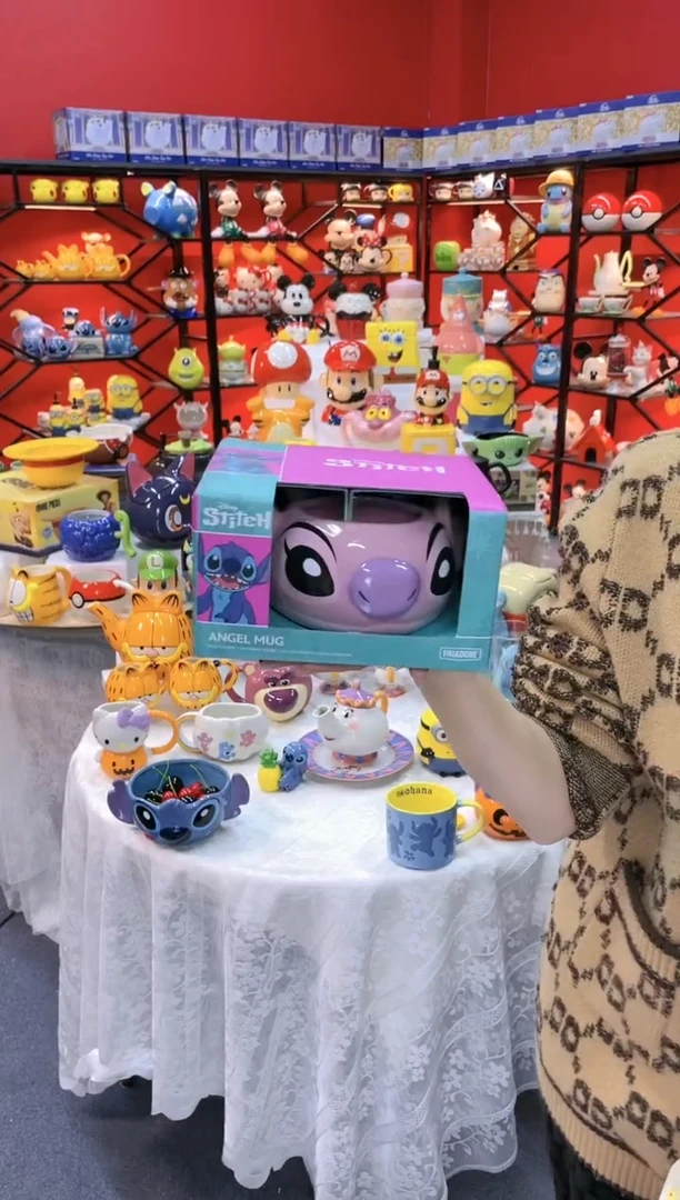 【闪购商品】1安琪3D陶瓷杯（原盒）