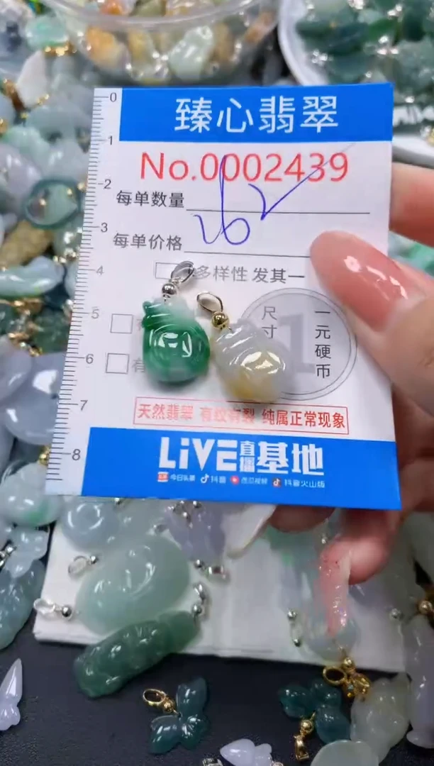 翡翠未镶嵌颈饰2439