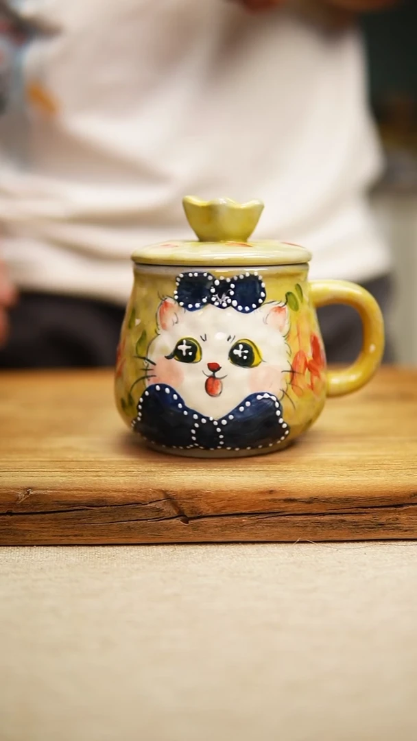 @@陶园瓷舍@@纯手工手绘@高温釉下彩