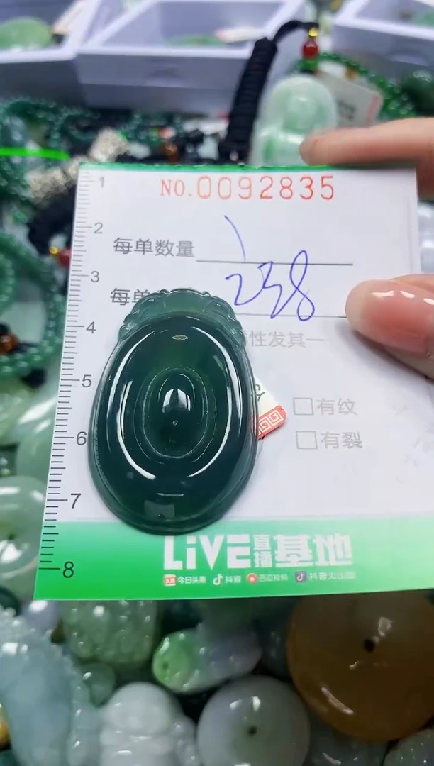 颈饰未镶嵌翡翠翡翠闪购Y0092835