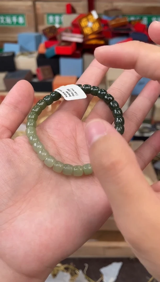 和田玉未镶嵌手串见禧甄选闪购商品V无礼盒