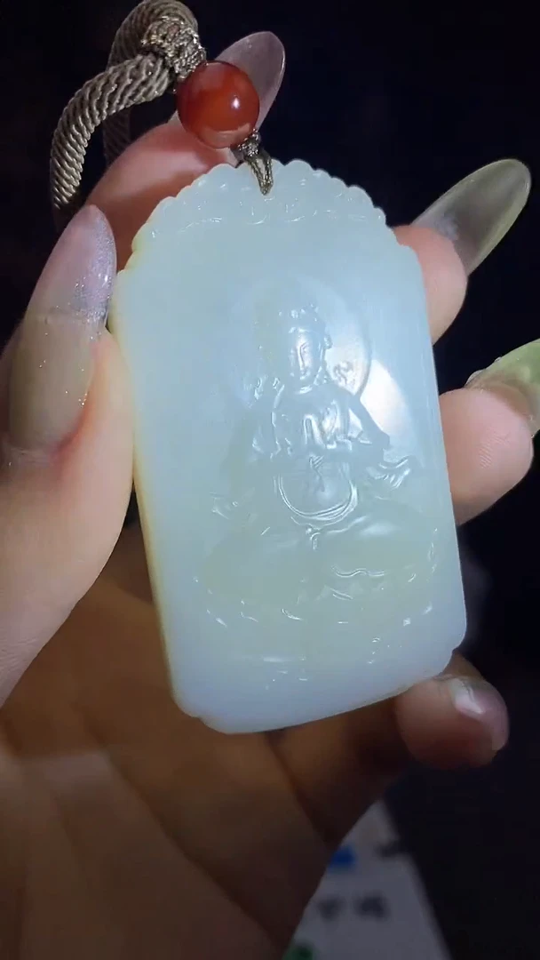 和田玉未镶嵌颈饰C711