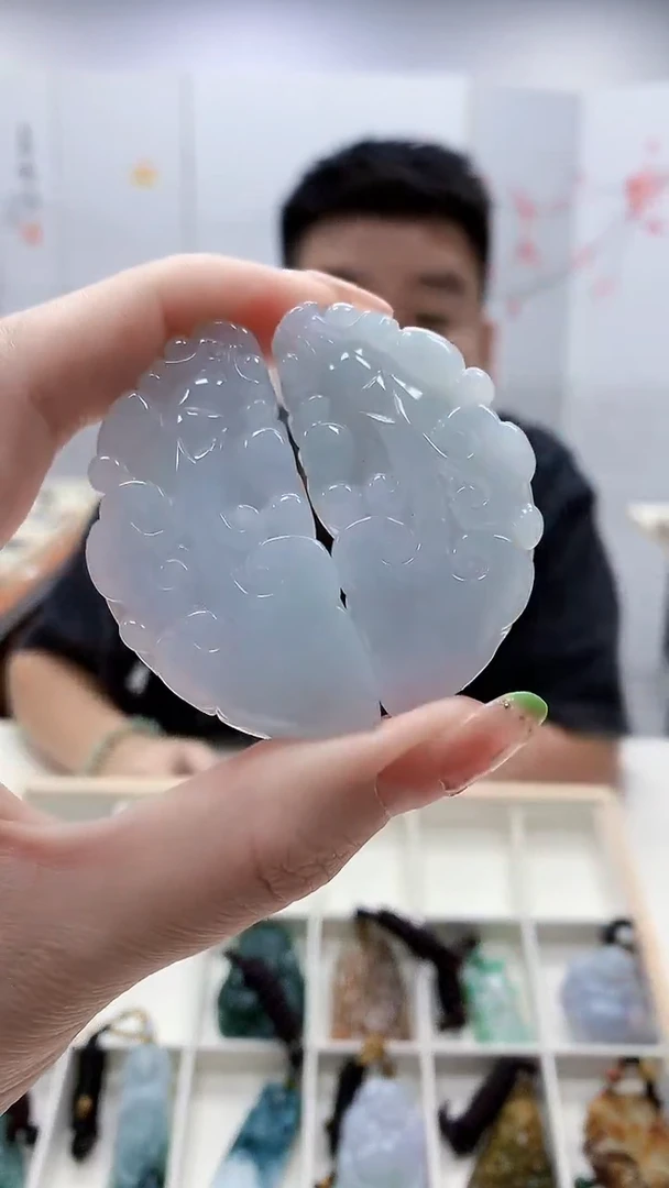 未镶嵌定制翡翠5028ry-毛货挂件31