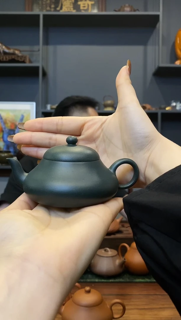 茶壶紫砂火*君德 民国绿泥