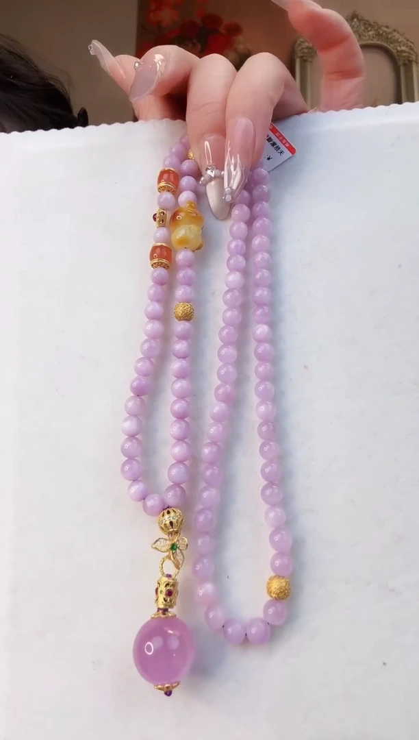 【闪购商品】锂辉石项链未镶嵌项链886