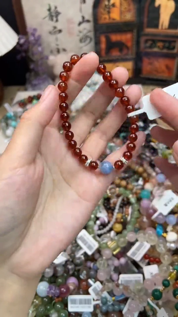 未镶嵌手链石榴石402