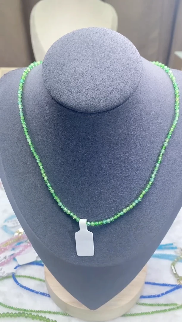 【闪购商品】钻石颈饰银S925镶嵌诗颜珠宝甄选SYZB3