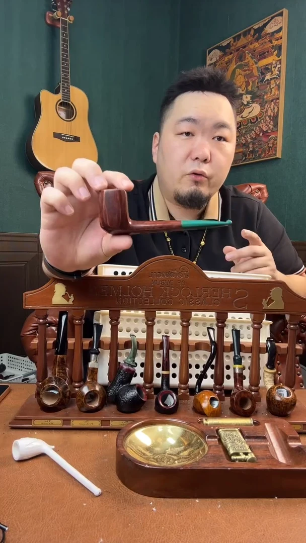 石楠木木雕款意大利进口石楠木烟斗