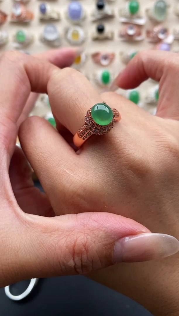 未镶嵌戒指翡翠缅甸天然A货翡翠1110-7