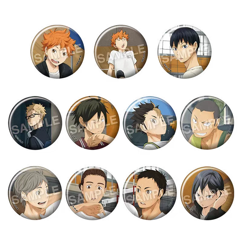 日谷排球少年社团记录活动录吧唧徽章盲盒