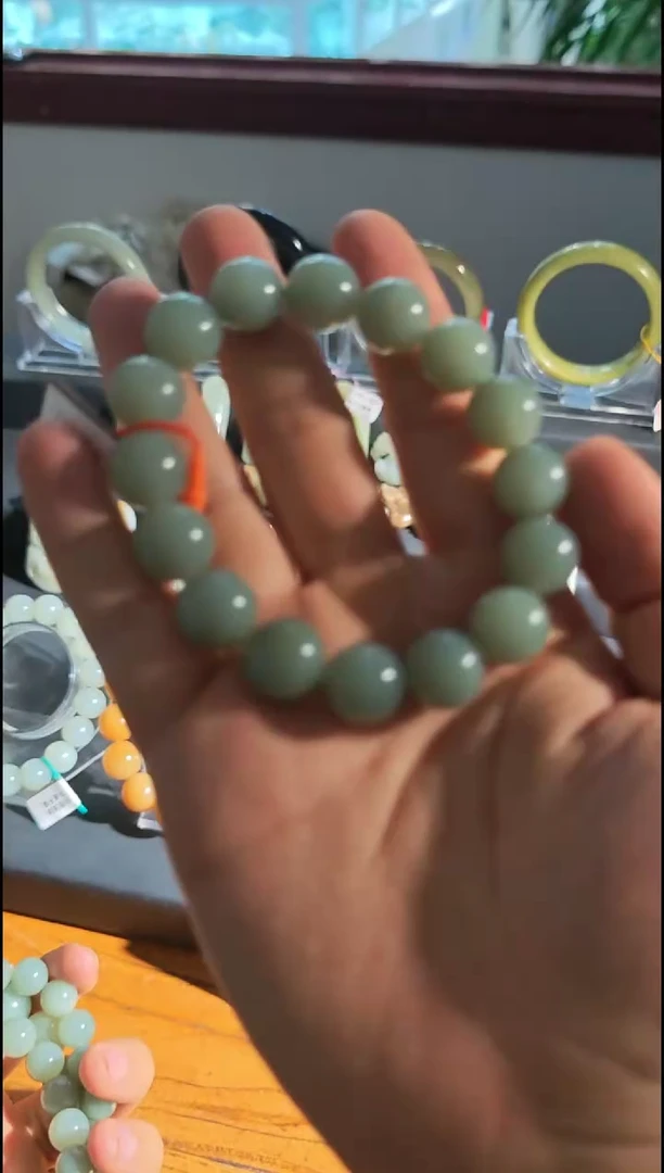 未镶嵌手串和田玉且末蓝手串