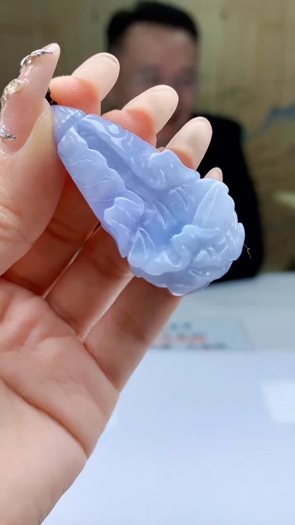 【闪购商品】定制翡翠未镶嵌5155ty-毛货挂件18