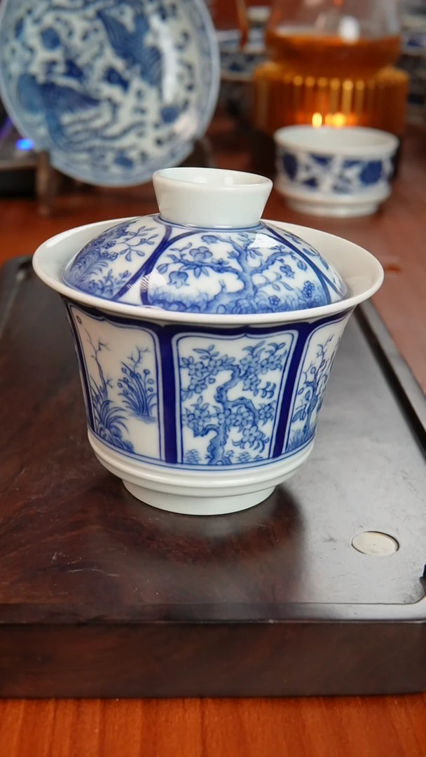 【闪购商品】景德镇镹曰陶柴窑手工手绘茶具