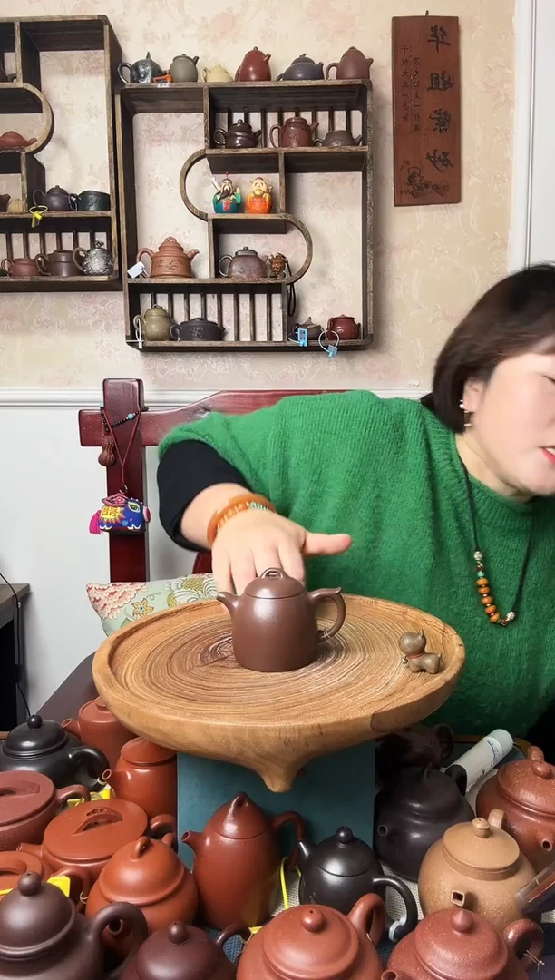 茶壶紫砂底槽清  秦权150CC