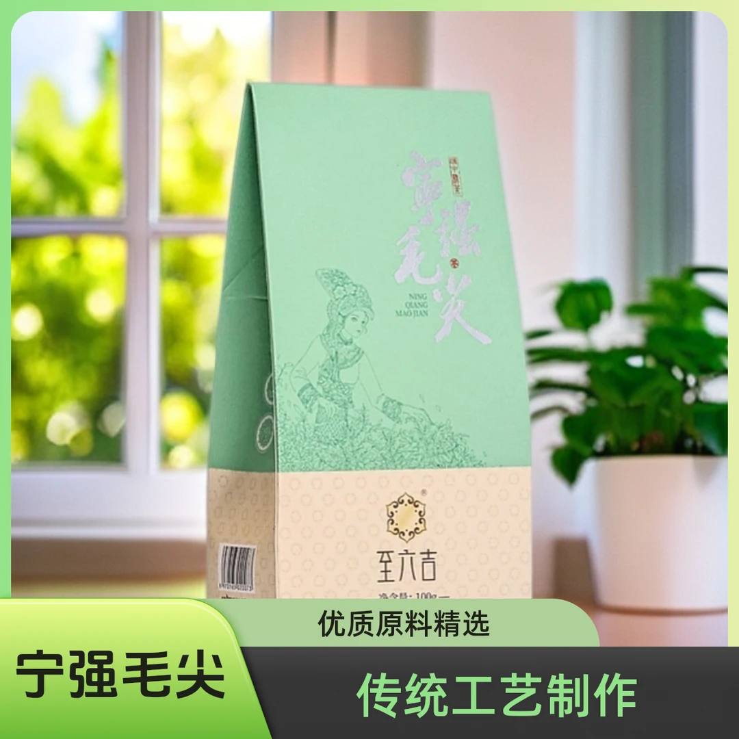 汉中炒青宁强毛尖高山云雾茶叶袋装茶业特产100g