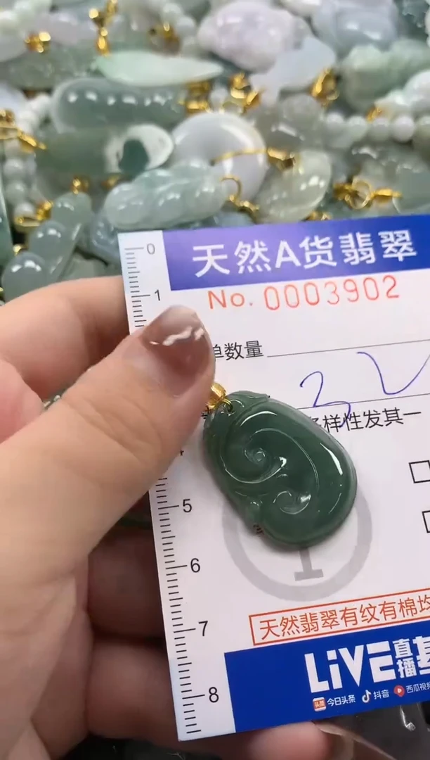 翡翠未镶嵌颈饰天然A货翡翠