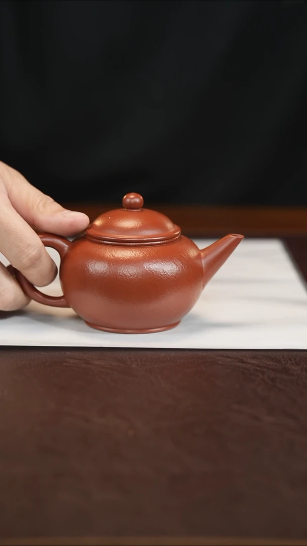 茶壶紫砂全手工 粗砂大红袍
