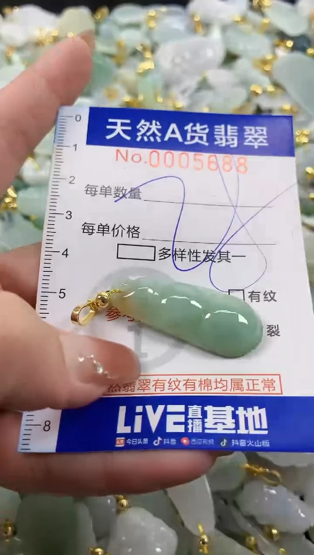 颈饰未镶嵌翡翠天然A货翡翠