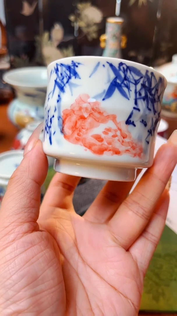 李华老师手绘竹子主人杯