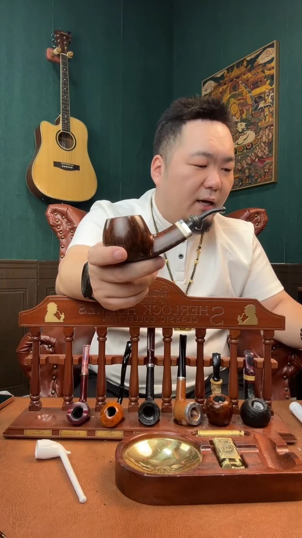 石楠木木雕款意大利进口石楠木烟斗