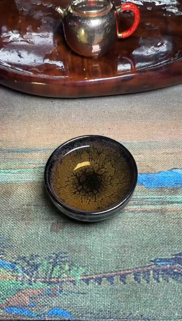 茶盏阙梅娇水墨牡丹21