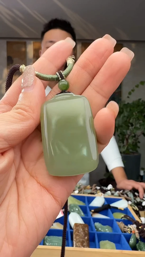 颈饰未镶嵌和田玉拍一发一多样性发货