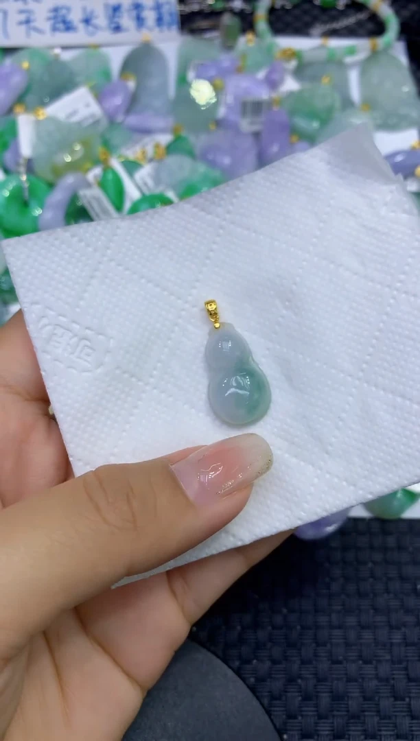 颈饰未镶嵌翡翠天然缅甸A货翡翠